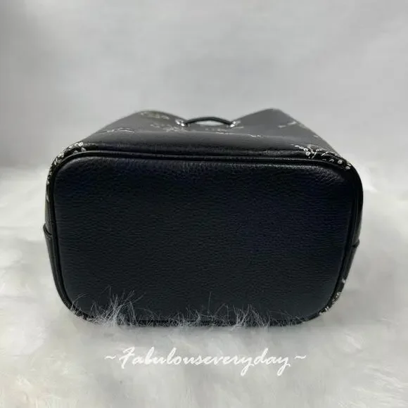 Coach Rowan Bucket Bag Crossbody With Butterfly Print In Leather/Black CCK89 NWT - Picture 6 of 6